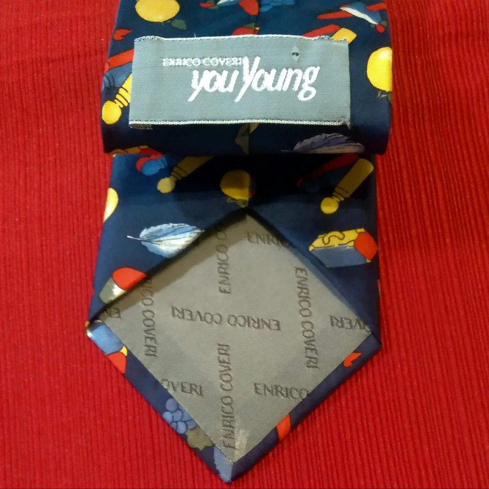 A *You Young* Tie By Enrico Coveri - Picture 3 of 4